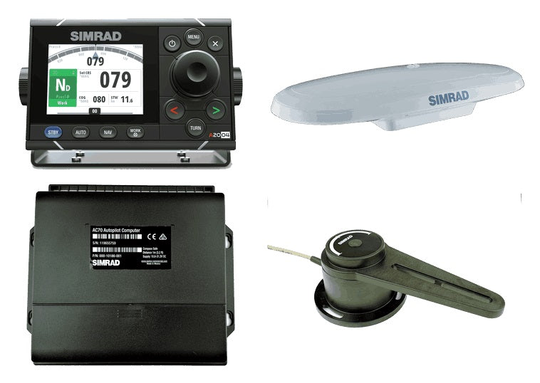 Simrad A2004 System Kit with HS75 - Professional Autopilot Solution