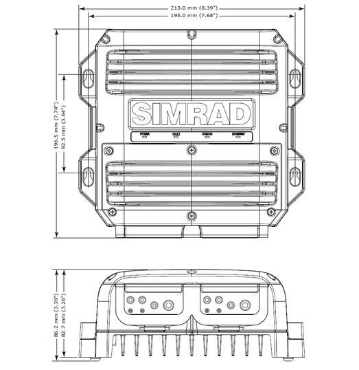 Simrad RI-50 Power Supply for Halo 200/300 - Part Number 000-15757-001