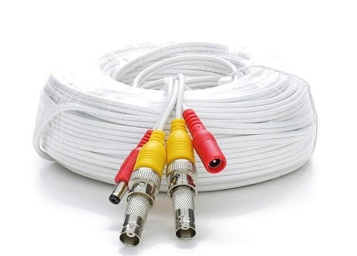 60ft RG59 Siamese Cable Bnc Males And Power Leads