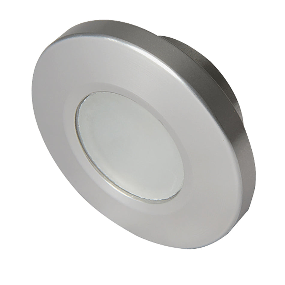 Lumitec Orbit 112501 Flush Mount Down Light - Brushed Finish with 2-Color White/Blue Dimming