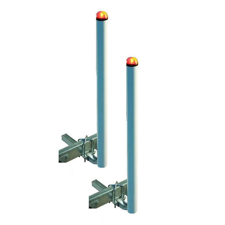 C.E. Smith 60" Post Guide-On With L.E.D. Posts - 27760