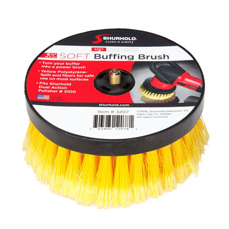 Shurhold 6-&#189;" Soft Brush f/Dual Action Polisher