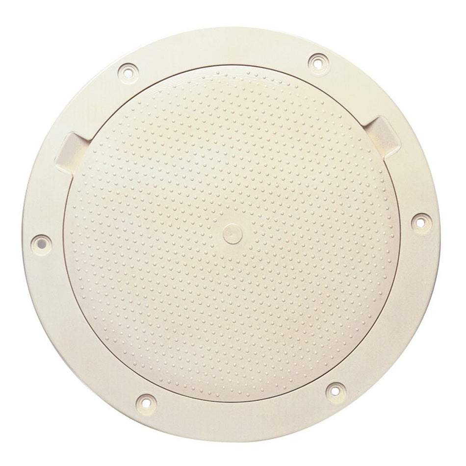 Beckson 8" Non-Skid Pry-Out Deck Plate - Beige - DP83-N
