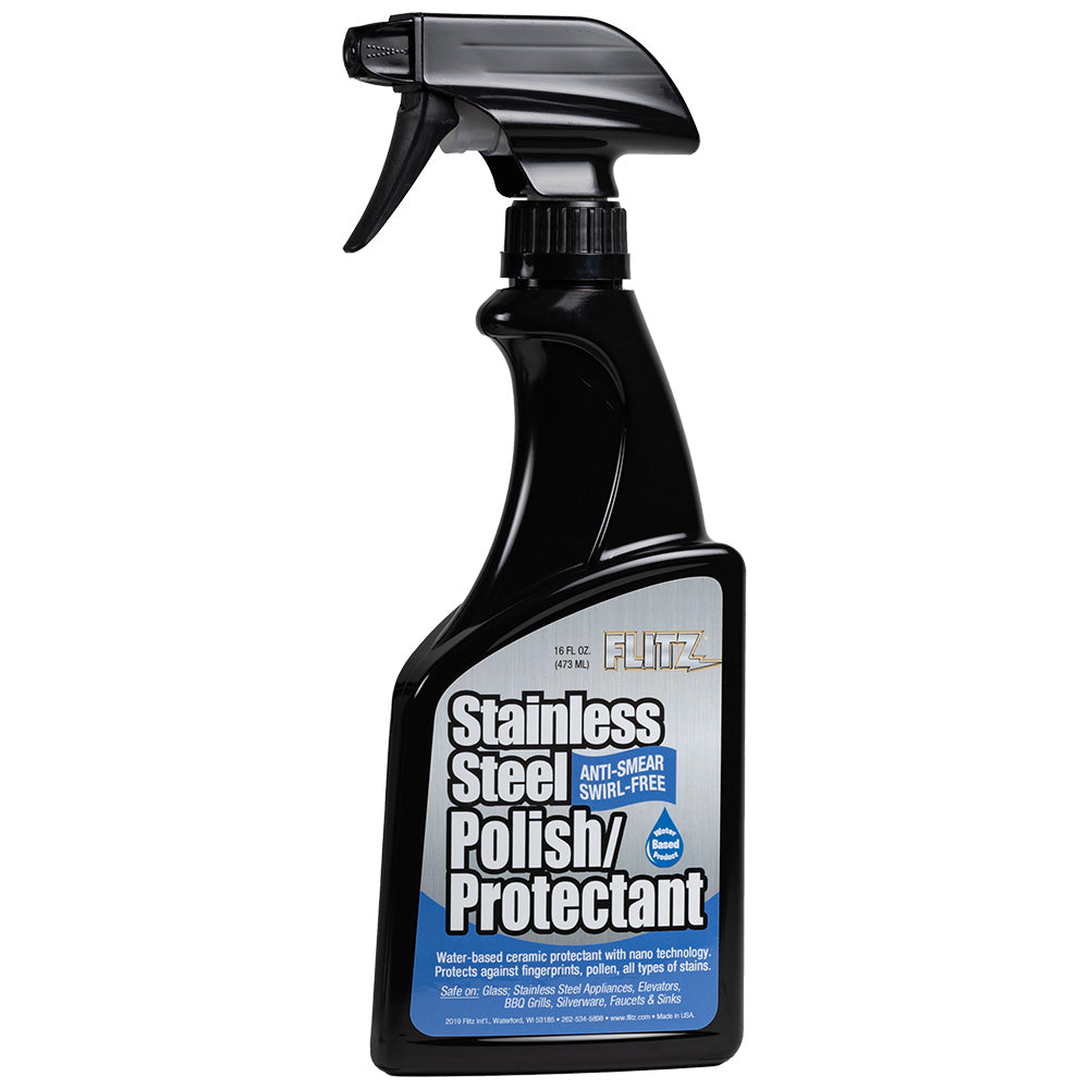 Flitz Stainless Steel Polish/Protectant - 16oz Spray (Part No. SS 01306)