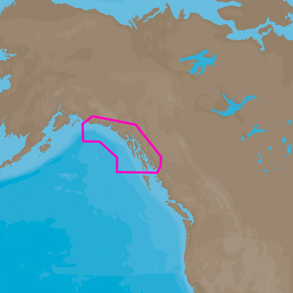 C-MAP  4D NA-D959 Dixon Entrance to Cape St. Elias