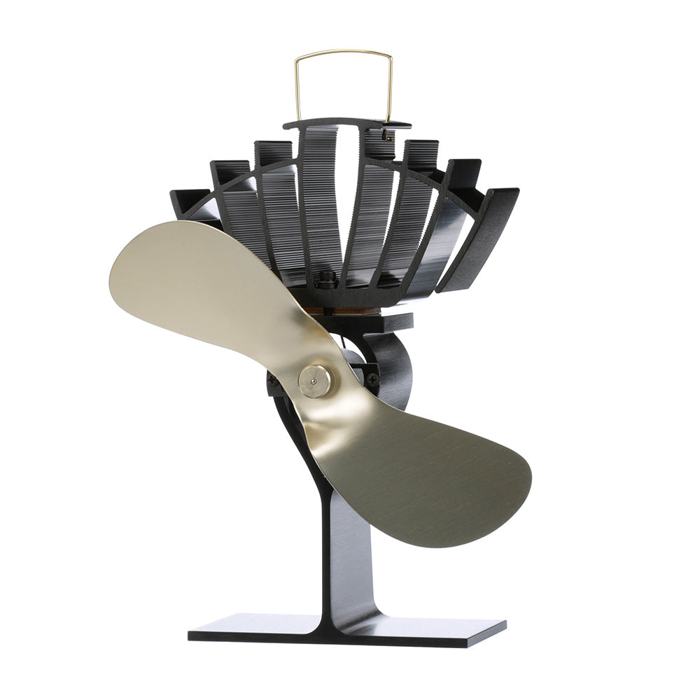 Ecofan by Caframo UltrAir 810CA Heat Powered Stove Fan with Gold Blade
