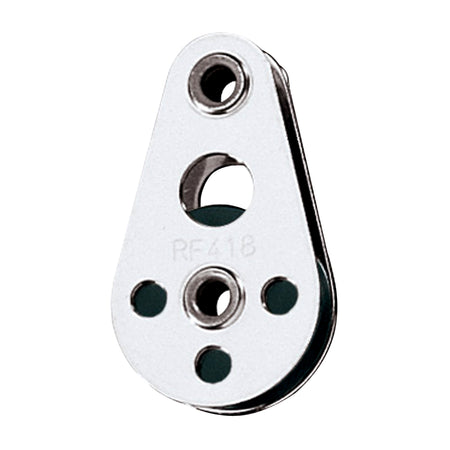 Ronstan RF418 Wire Block with Tubular Rivet Head and 25mm Nylatron Sheave