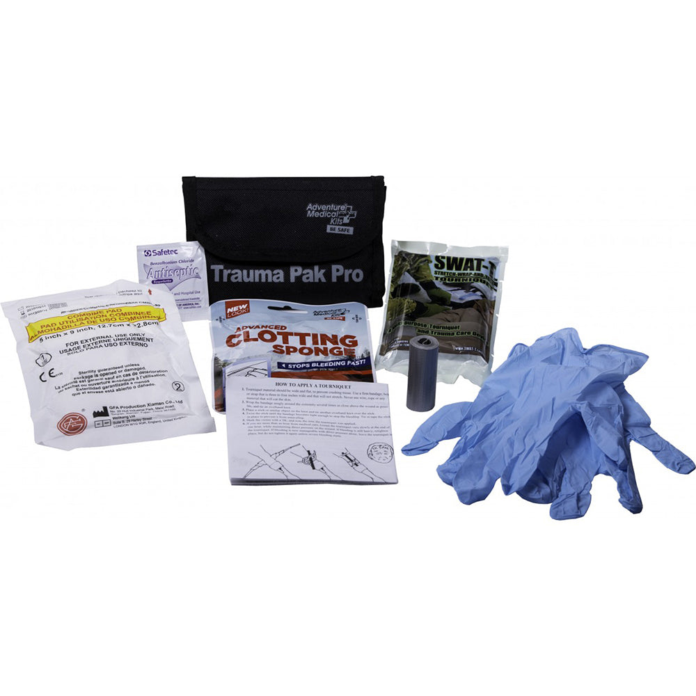 Adventure Medical Kits Trauma Pak Pro with QuikClot and SWAT-T Tourniquet