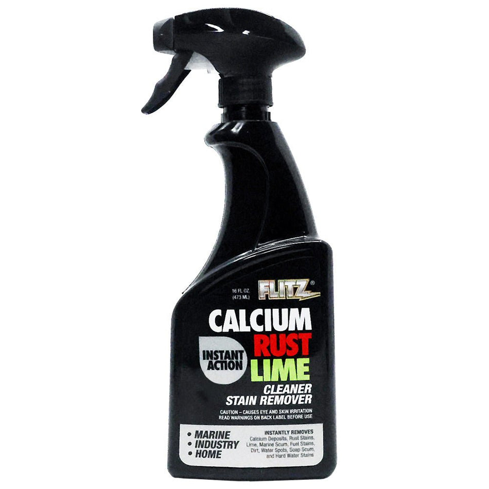 Flitz Instant Calcium, Rust & Lime Remover - 16oz Spray Bottle