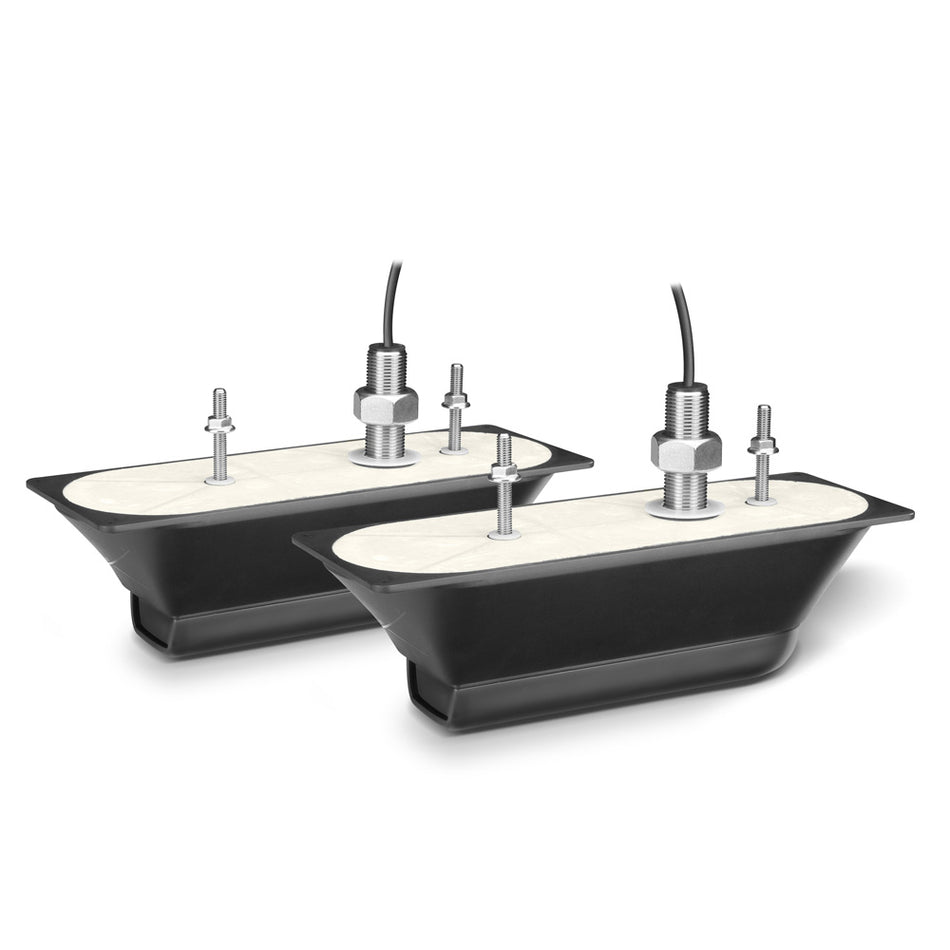 Garmin GT51M-THP Stainless Steel Thru-Hull Transducer Pair with DownVu/SideVu and CHIRP Technology - 12-Pin