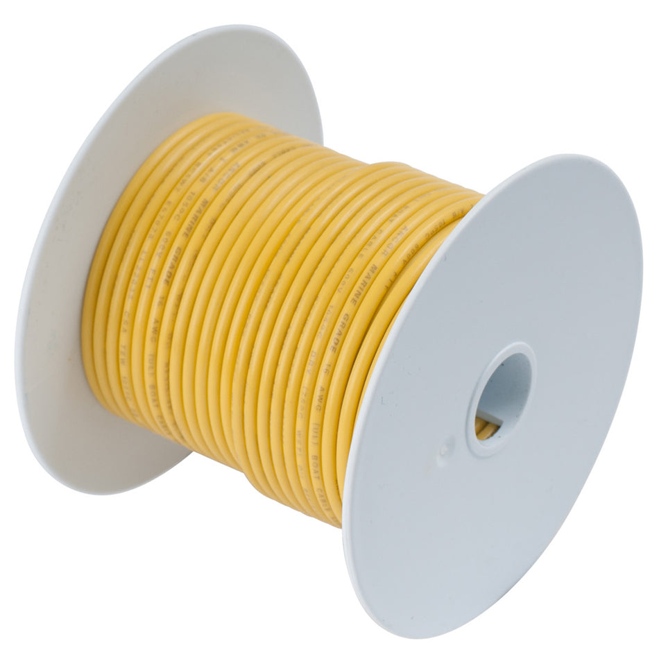 Ancor #18 Yellow 100' Spool Tinned Copper