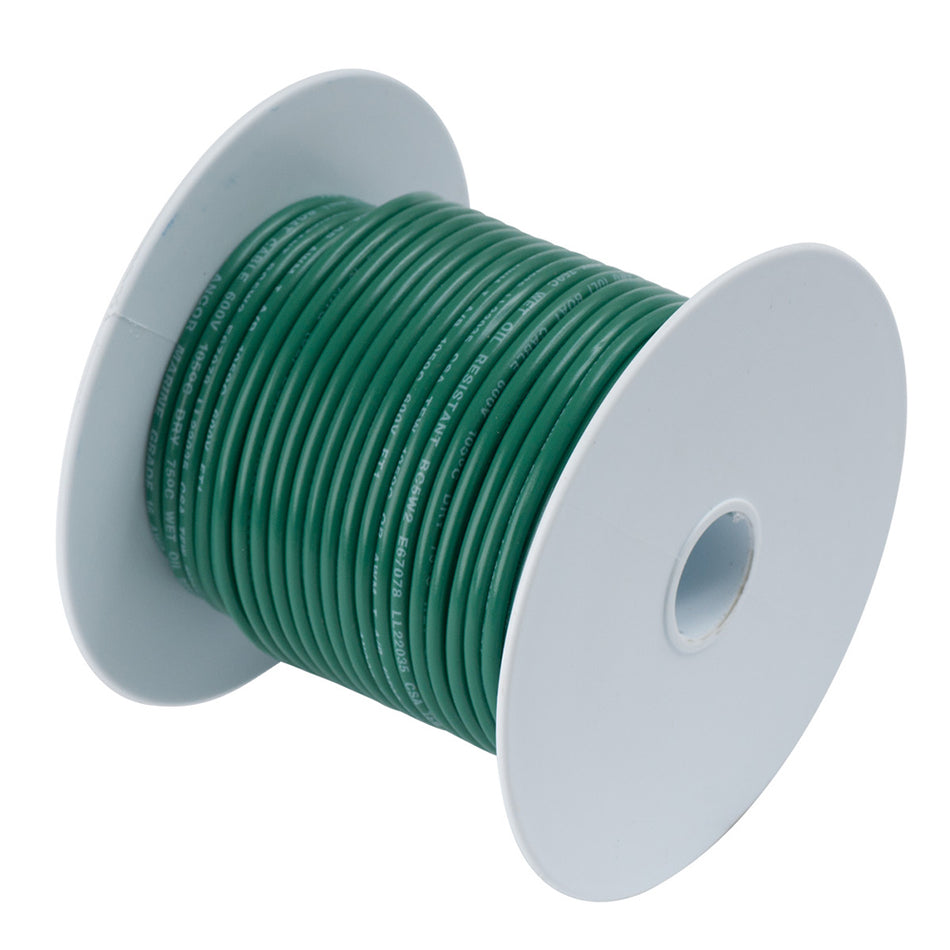 Ancor #8 Green 25' Spool Tinned Copper