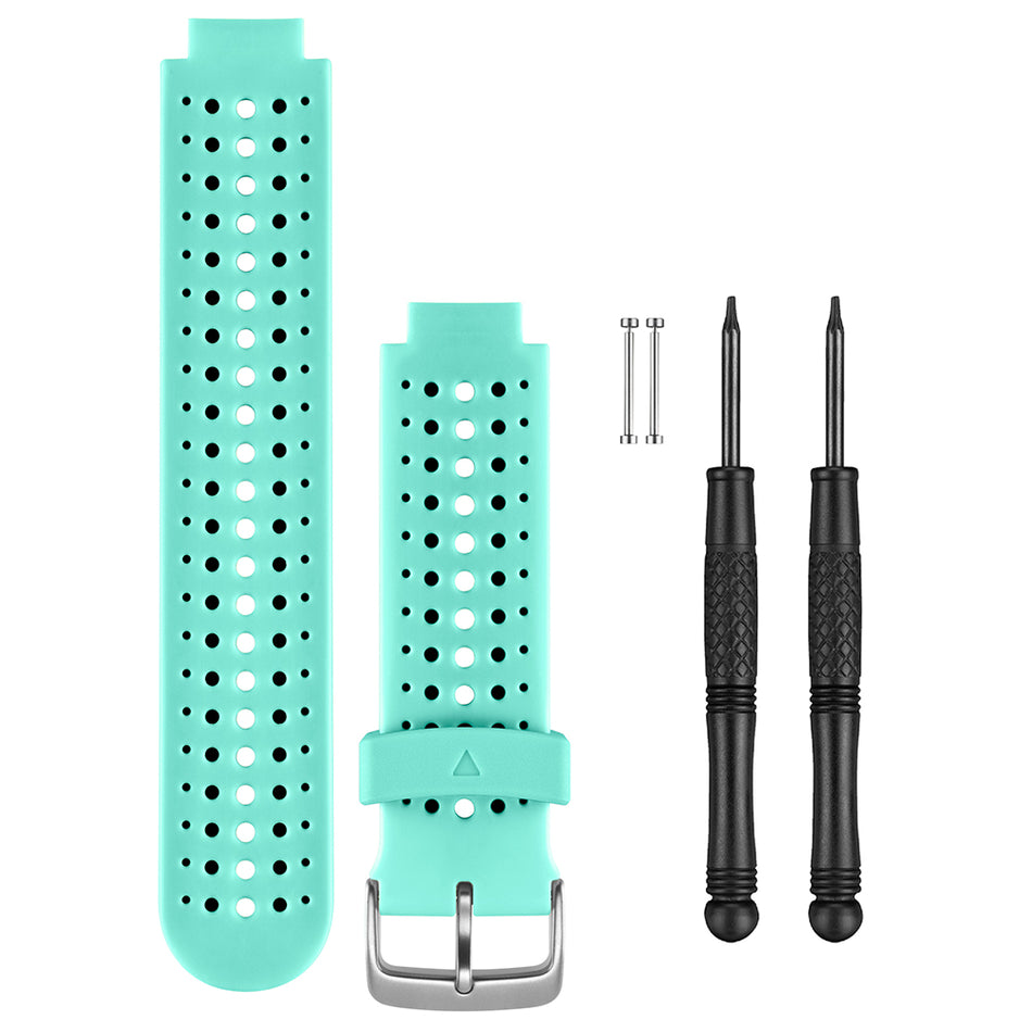 Garmin Replacement Watch Bands - Blue Frost Silicone 010-11251-85