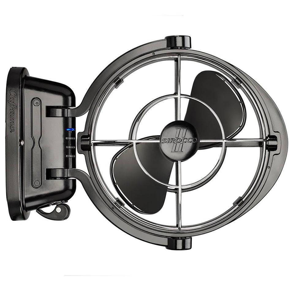 SEEKR by Caframo Sirocco II 3-Speed 7" Gimbal Fan - Black - 12-24V