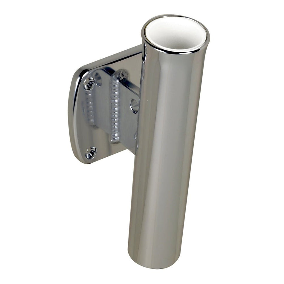 C.E. Smith Single Aluminum 5° Transom Mount Rod Holder - 53750