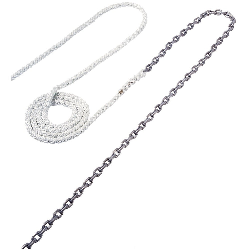 Maxwell 25' Of 3/8"" Ht Chain Splice To 250' Of 5/8"" Nylon Brait Line