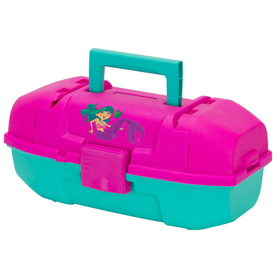 Plano Youth Mermaid Tackle Box - Pink/Turquoise