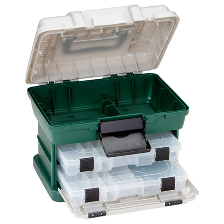 Plano 2-BY Rack System 3600 with Utility Boxes and Sturdy Front Door