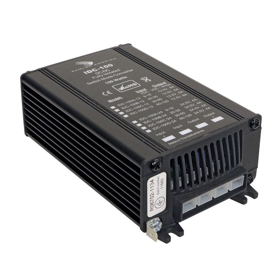 Samlex America IDC-100B-12 100W Fully Isolated DC-DC Converter - 8A - 20-35V Input - 12.5V Output