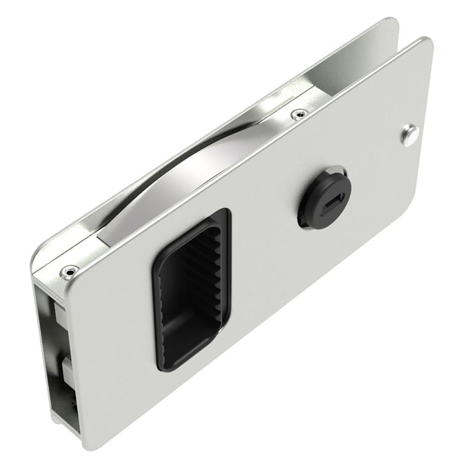 Southco Flush Sliding Door Latch - Square - Aluminum