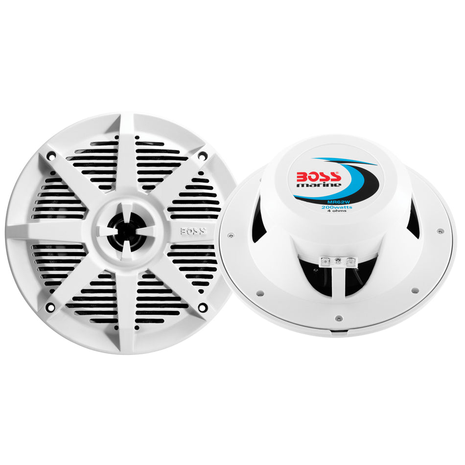 Boss Audio 6.5" MR62W Speaker - White - 200W - MR62W