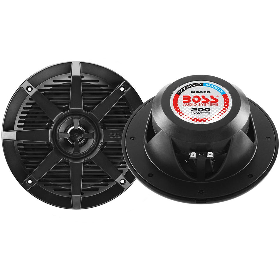 Boss Audio 6.5" MR62B Speaker - Black - 200W - MR62B