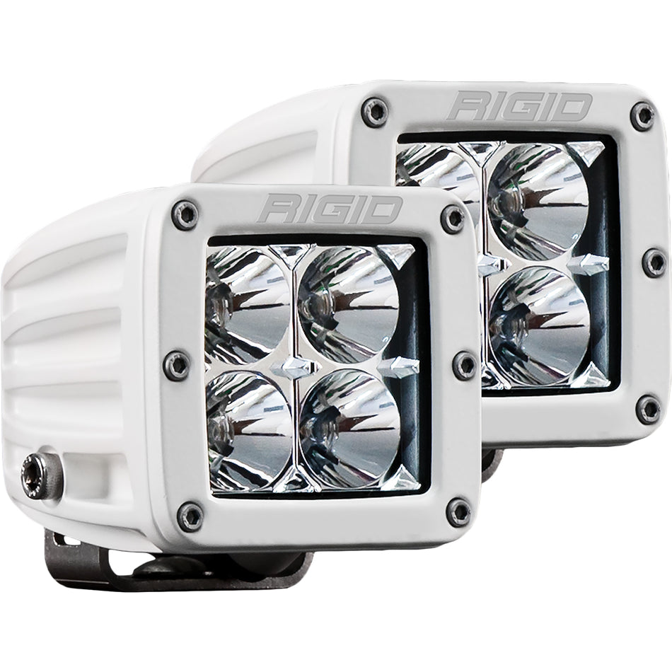 RIGID Industries D-Series PRO Hybrid-Flood LED Light Pair - White - 602113