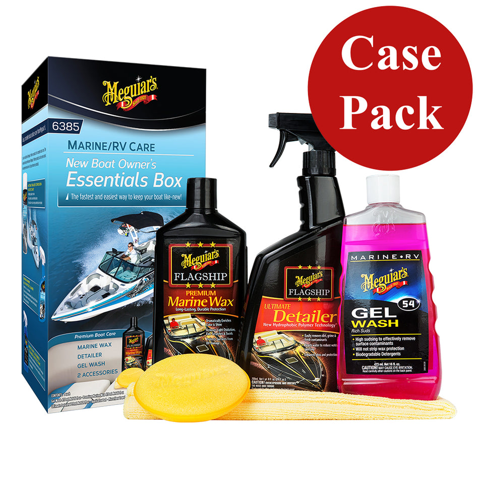 Meguiar's New Boat Owners Essentials Kit - M6385CASE