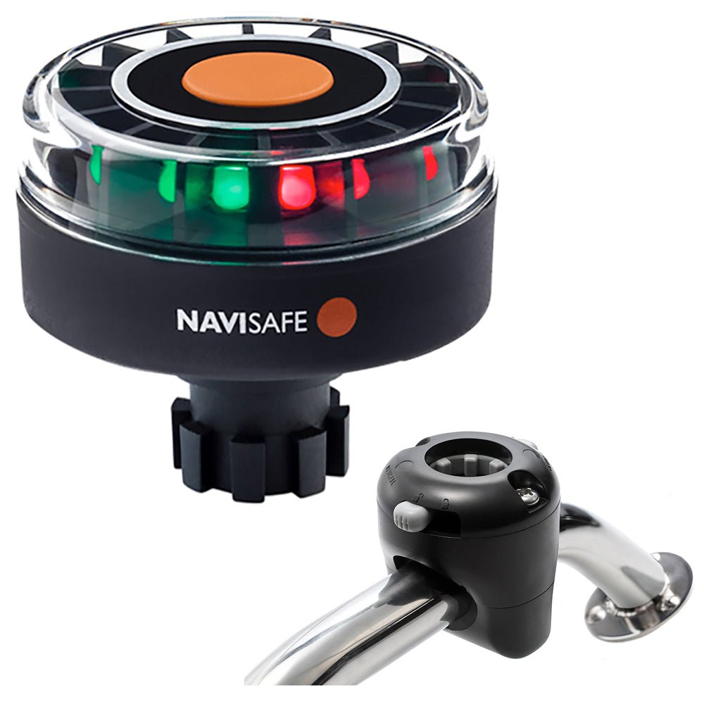 Navisafe Navilight Tricolor 2NM w/Navibolt Base &amp; Rail Mount - Black