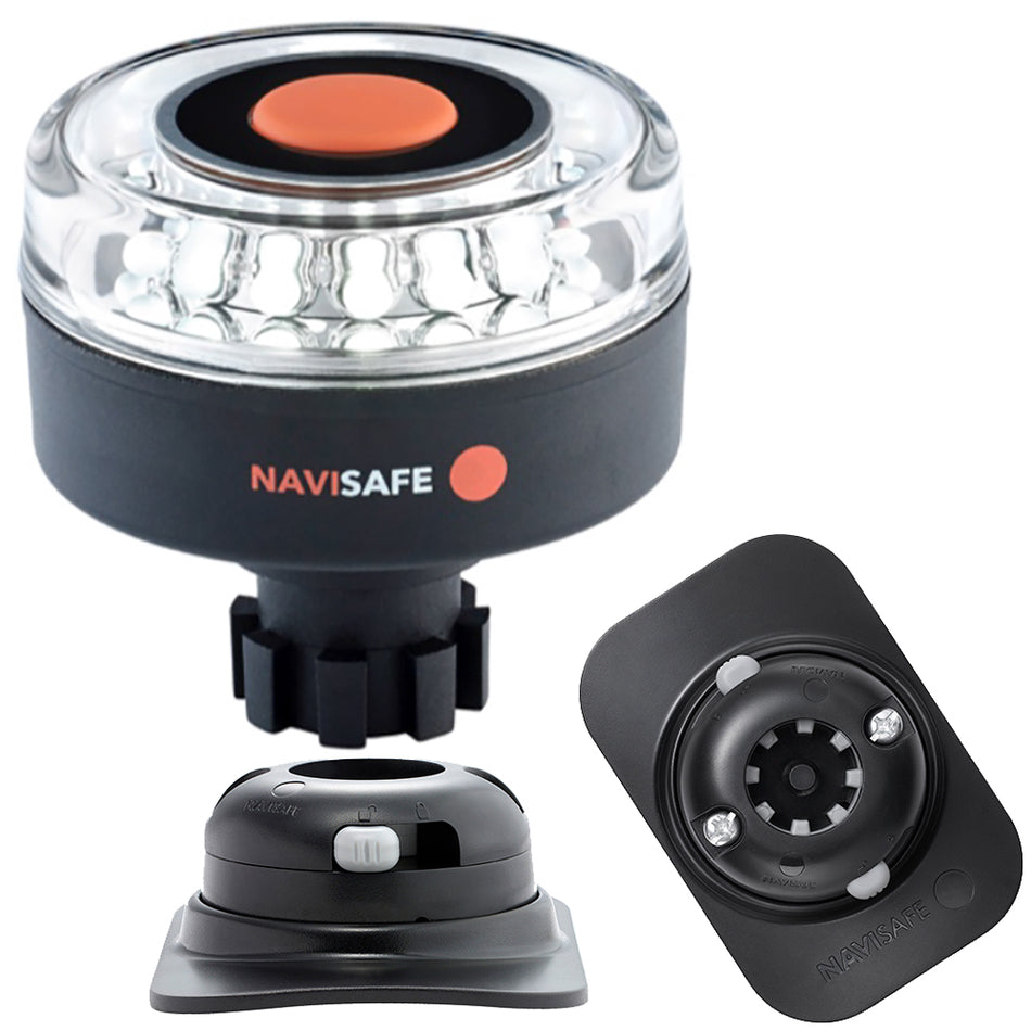 Navisafe Navilight 360? 2NM w/Navibolt Base & RIB Mount - Black