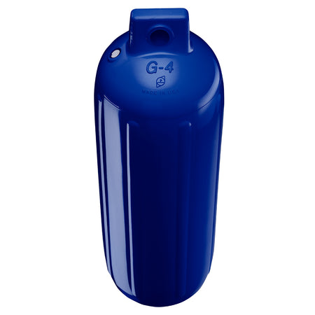 Polyform U.S. G-4 Twin Eye Fender 6.5 inch x 22 inch - Cobalt Blue with Inflation Adapter
