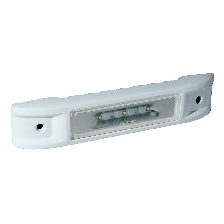 Lumitec Ibiza Utility Light White Finish White/red Led's