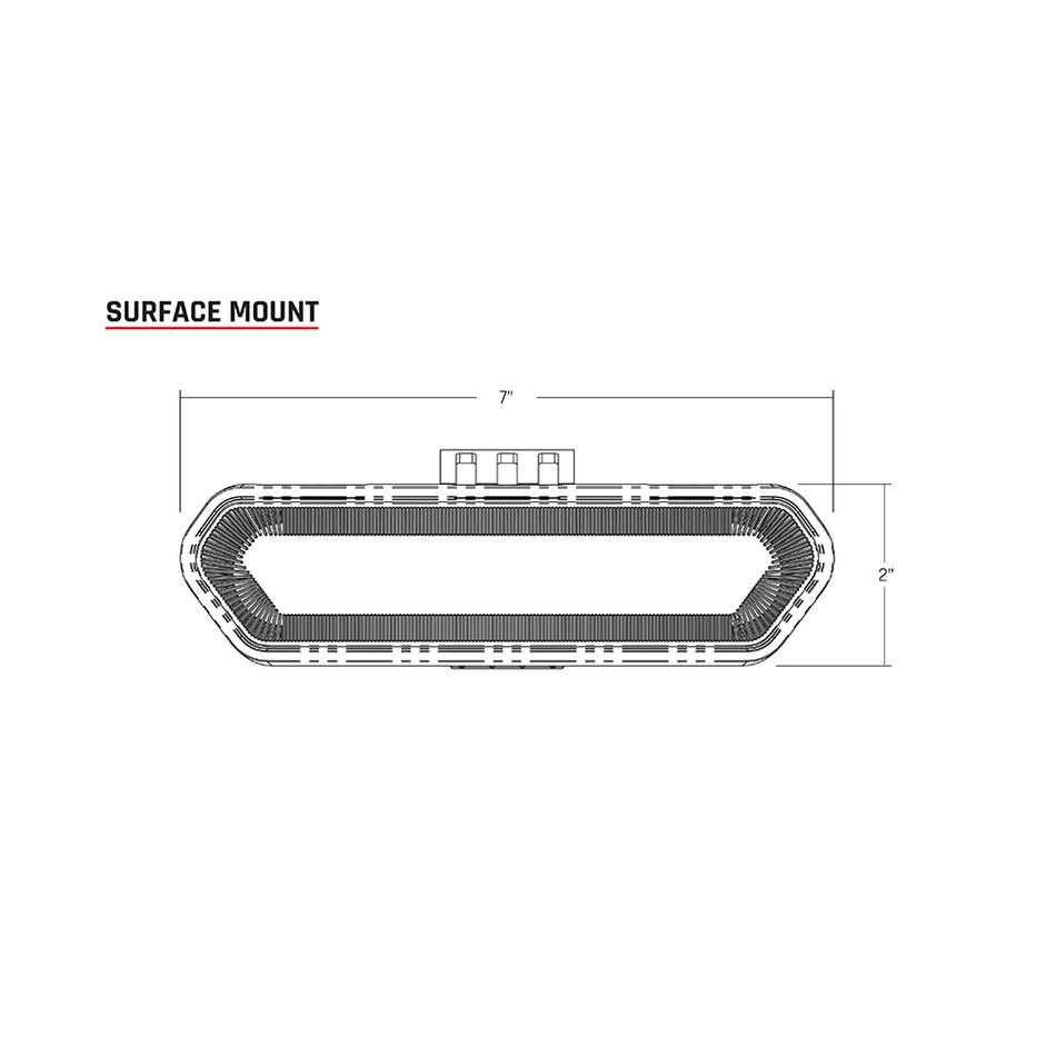 RIGID Industries Chase LED Light - Amber - Part 90122