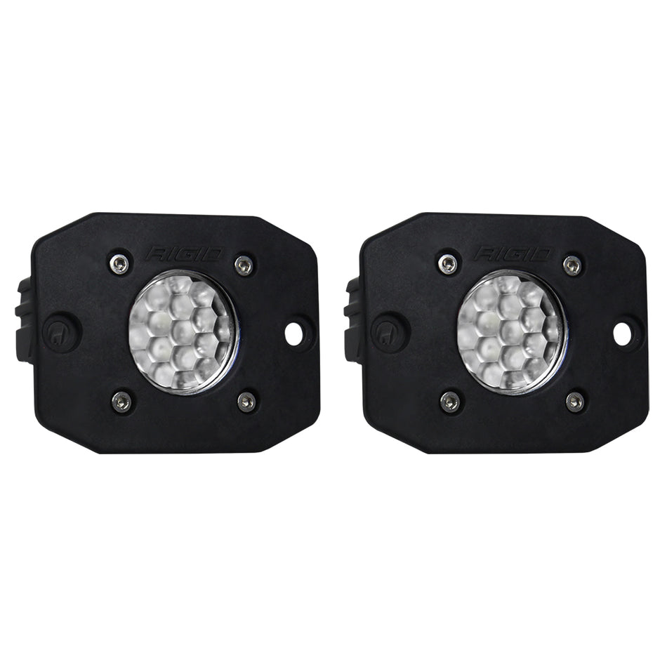 RIGID Industries Ignite Flush Mount Flood Light - Part Number 20641 - Black