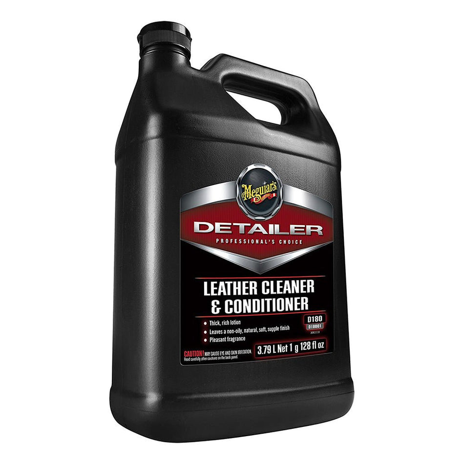 Meguiar&#39;s Detailer Leather Cleaner &amp; Conditioner - 1-Gallon