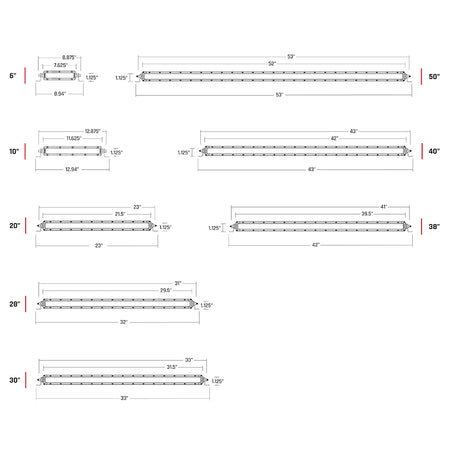 RIGID Industries SR-Series PRO 50-inch Spot/Flood Combo LED Light Bar - White