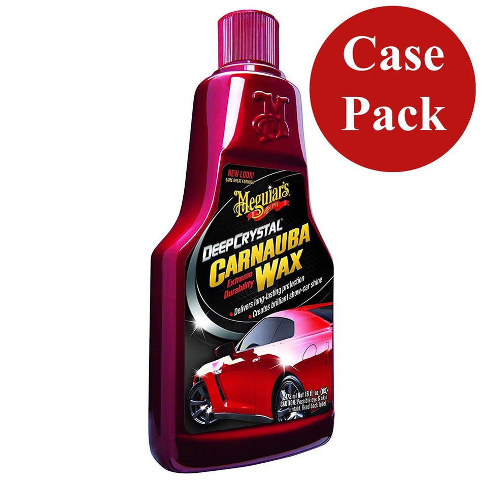 Meguiar&#39;s Deep Crystal&reg; Carnauba Wax - 16oz *Case of 6*