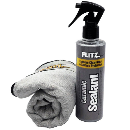 Flitz Ceramic Sealant Spray Bottle w/Microfiber Polishing Cloth - 236ml/8oz *Case of 6*