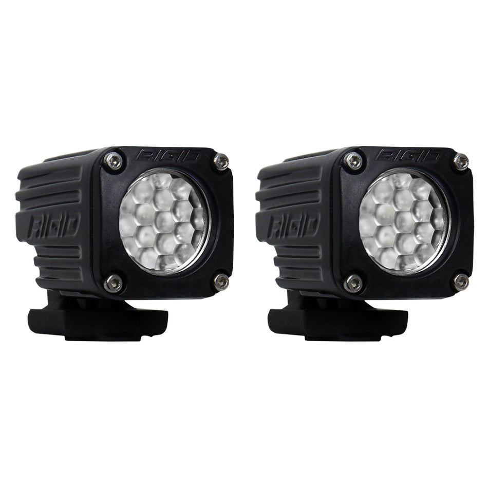 RIGID Industries Ignite Surface Mount Diffused Lights - Pair - Black (Part Number: 20541)