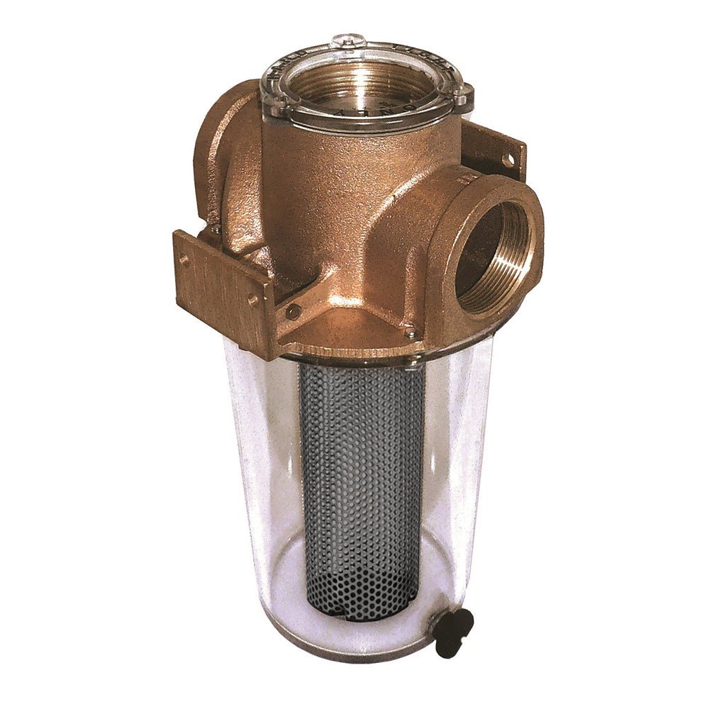 GROCO ARG-1000 Series 1" Raw Water Strainer w/Monel Basket