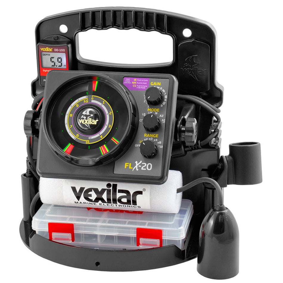 Vexilar FLX-20 Pro Pack II w/12&deg; Ice Ducer &amp; DD-100