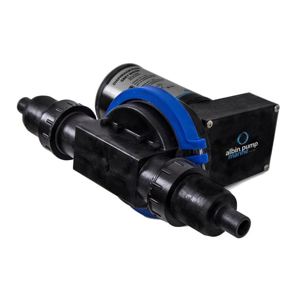 Albin Group Waste Water Diaphragm Pump - 22L(5.8GPM) - 24V - 03-01-002