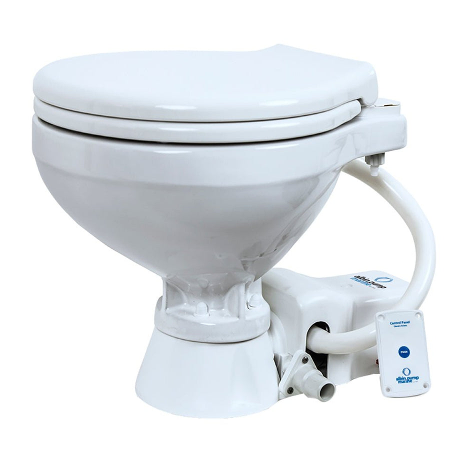 Albin Group Marine Toilet Standard Electric EVO Compact - 12V - 07-02-004
