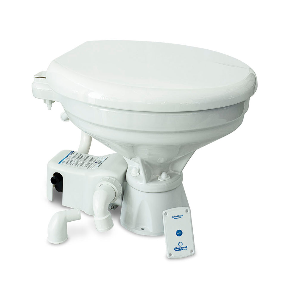 Albin Group Marine Toilet Standard Electric EVO Comfort - 12V - 07-02-006