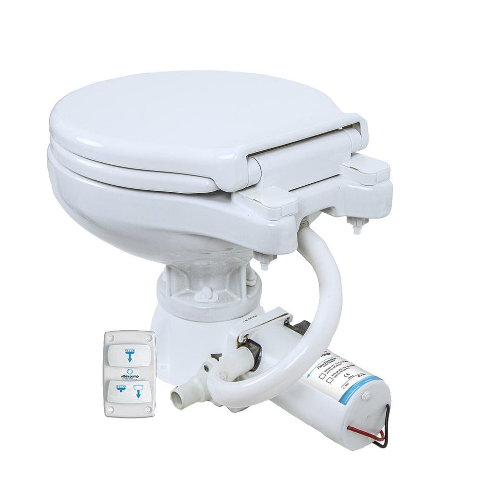 Albin Group Marine Toilet Silent Electric Compact - 24V - 07-03-011