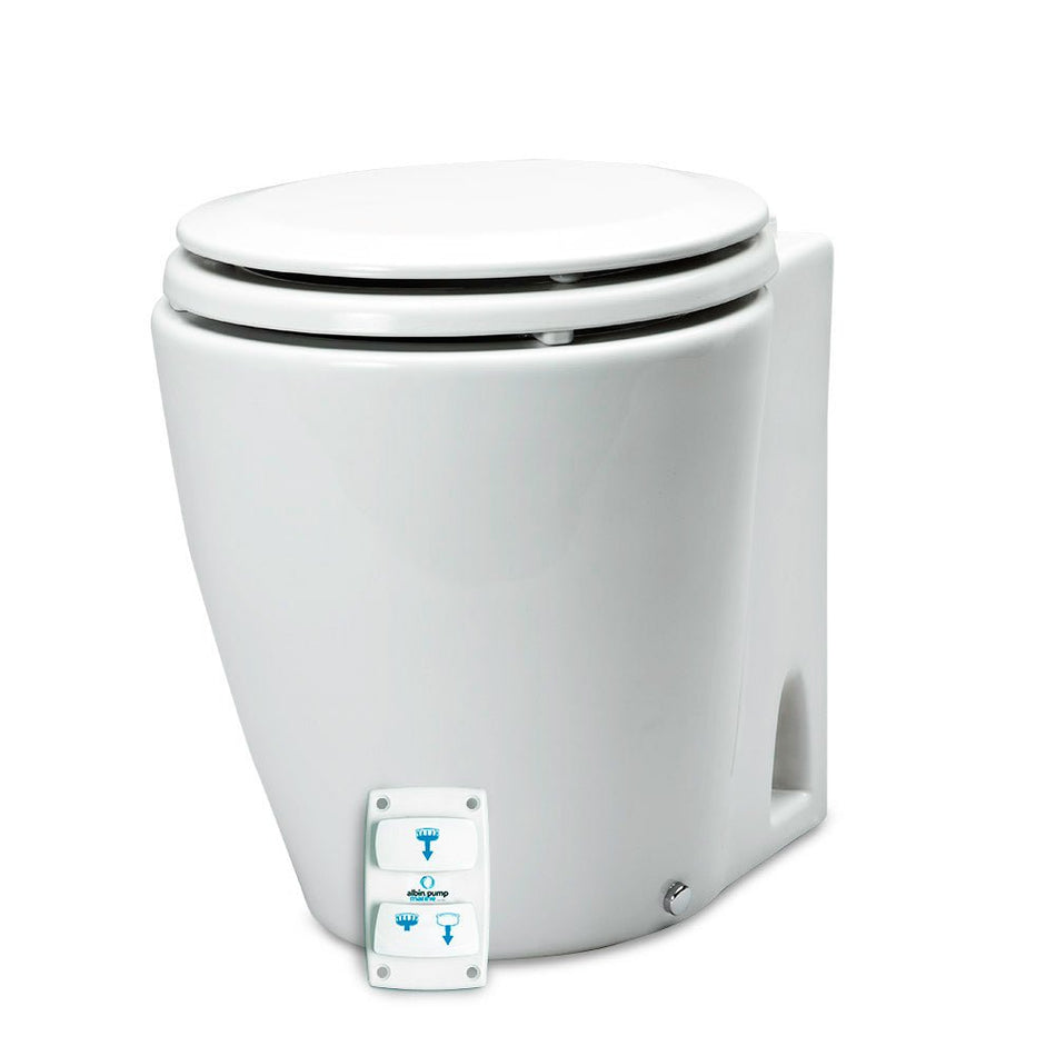 Albin Group Marine Design Marine Toilet Silent Electric - 12V - 07-03-045