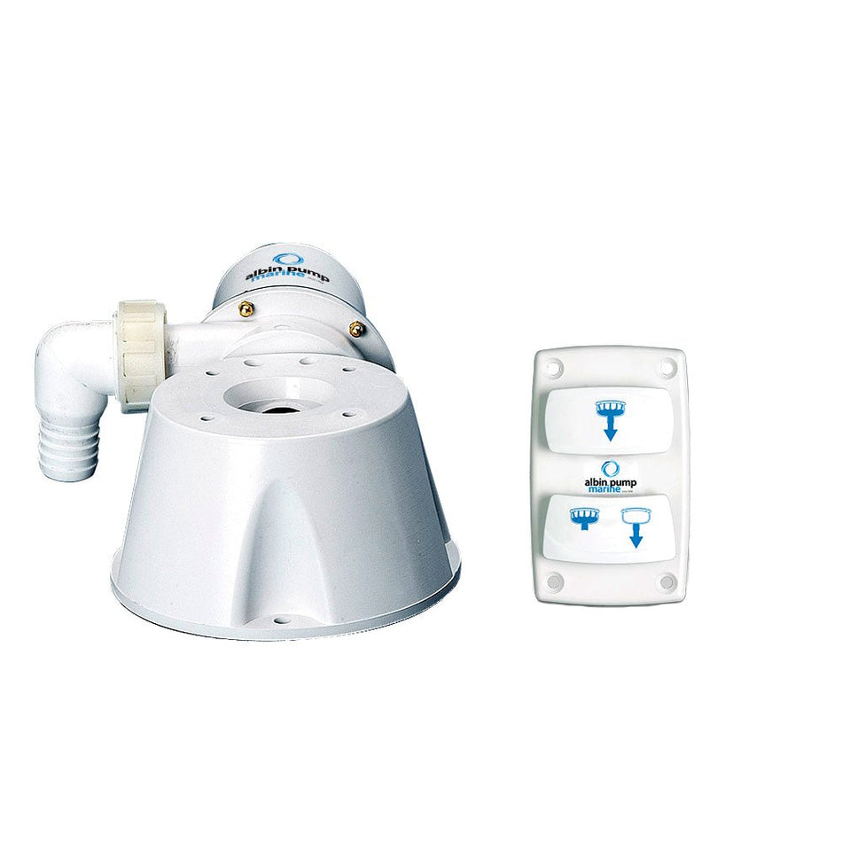 Albin Group Marine Silent Electric Toilet Kit - 12V - 07-66-021