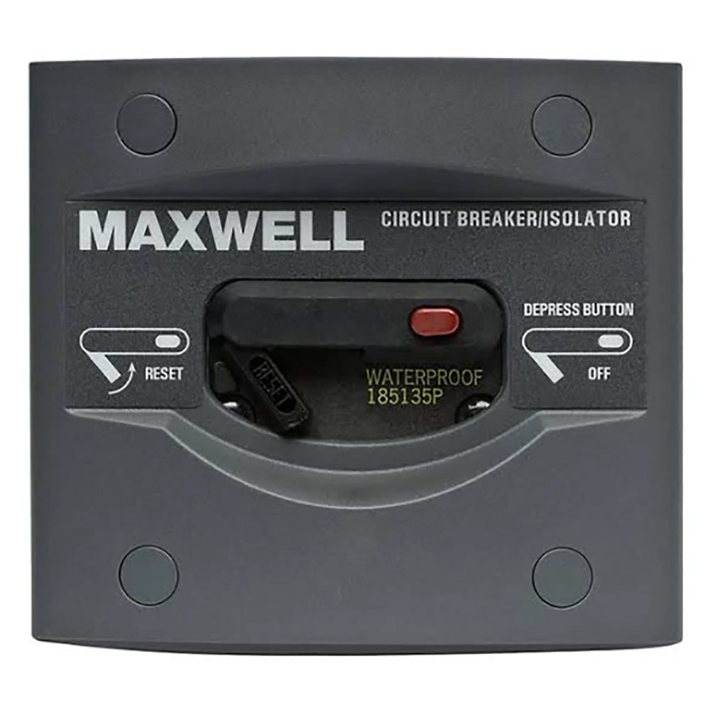 Maxwell Circuit Breaker Isolator Panel – 80 Amp for DC Windlasses and Capstans