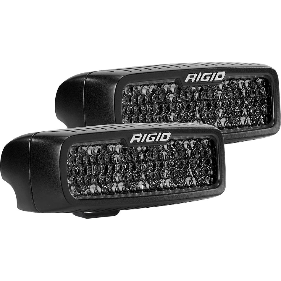 RIGID Industries SR-Q Series PRO Spot Diffused Midnight Surface Mount - 905513BLK (Pair)