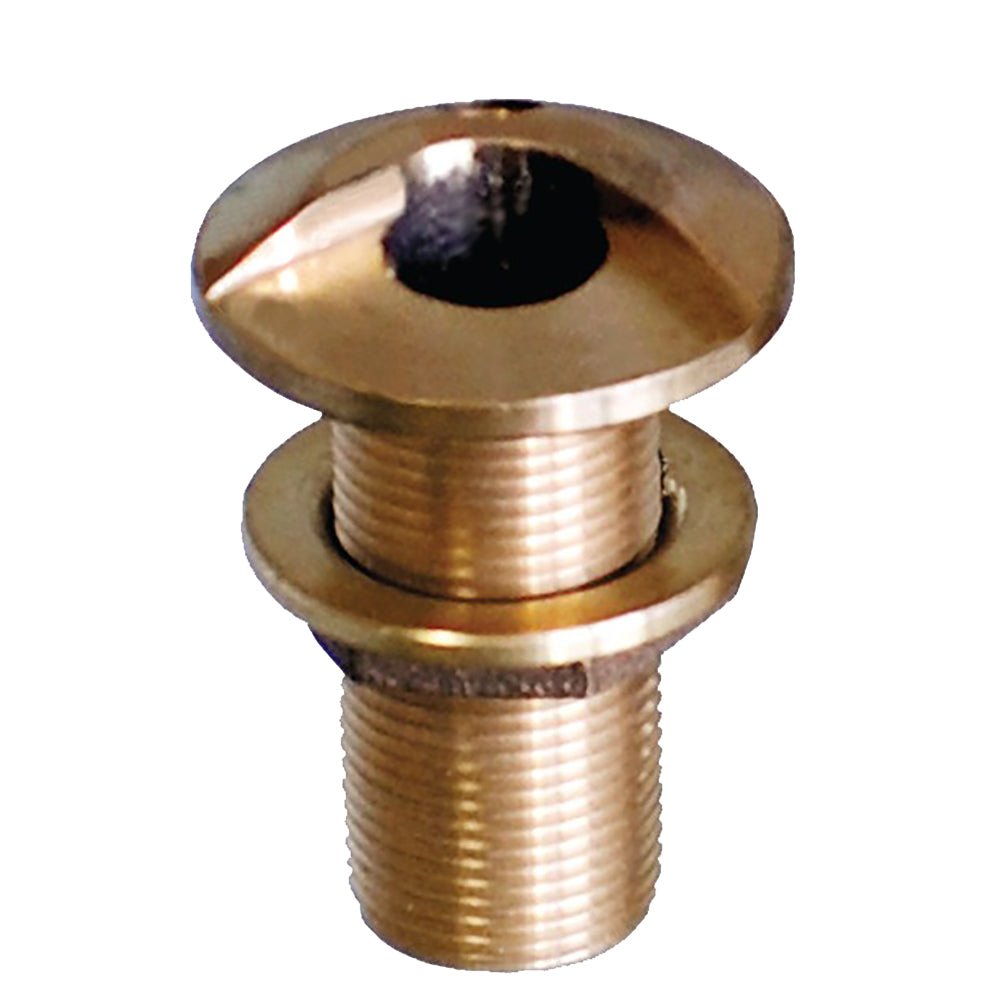 GROCO 1-1/2" Bronze High Speed Thru-Hull Fitting w/Nut